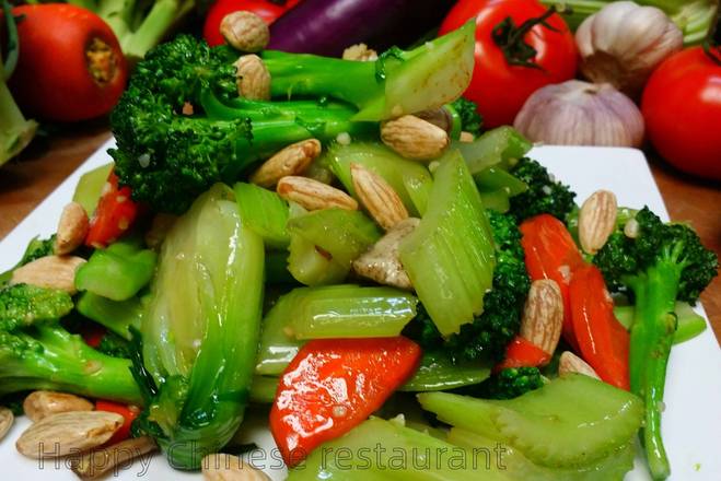 Almond Mix Vegetable 杏仁四蔬